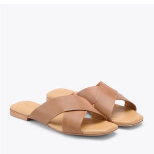 Nisolo Catalina Slide Sandal in Almond